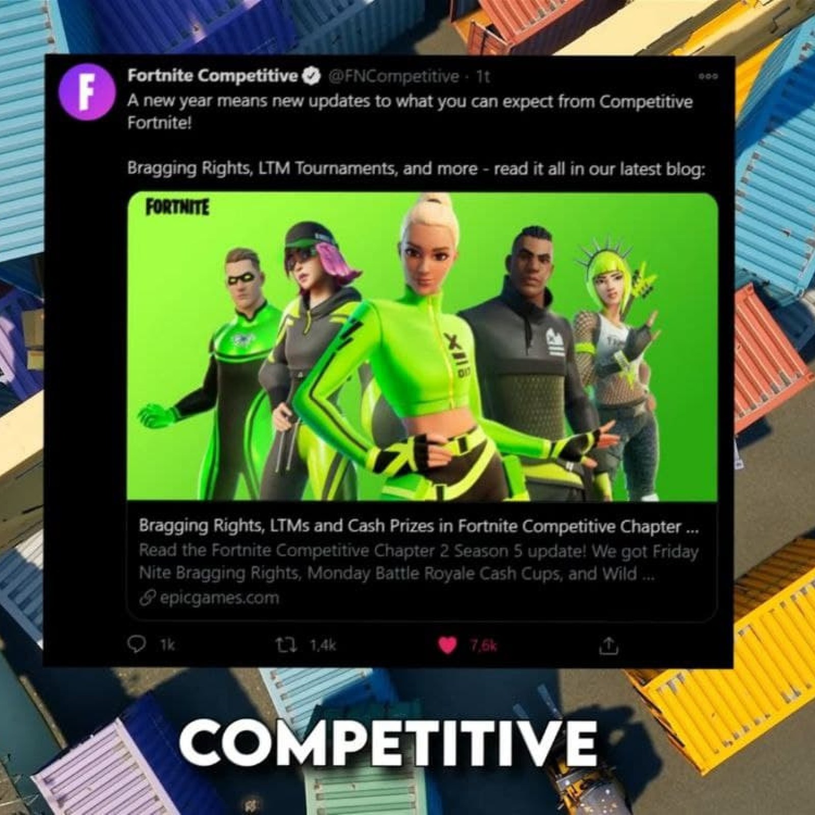 fortnite competitive tournaments