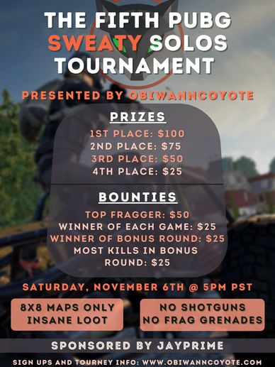 The Ultimate Challenge: PUBG Solo Tournament Showdown